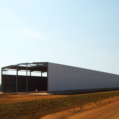 Bâtiment léger de structure métallique d'entrepôt portail de cadre de Q345B, de longue vie