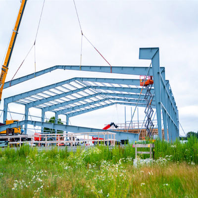 Bâtiment galvanisé préfabriqué de structure de cadre en acier de panneau d'unité centrale