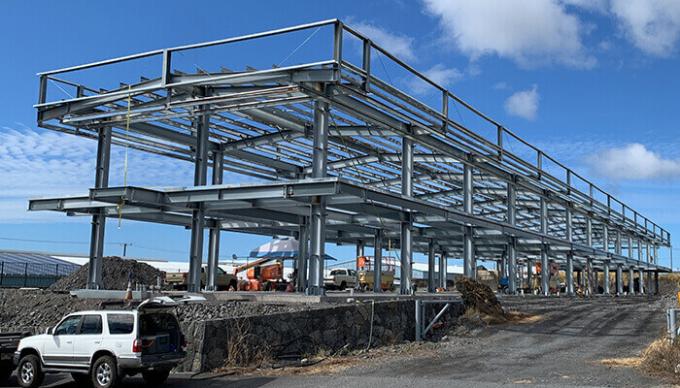 Bâtiment de construction de structure métallique de /Hangar d'entrepôt de structure métallique nouvel en métal du style 2021 en Hawaï