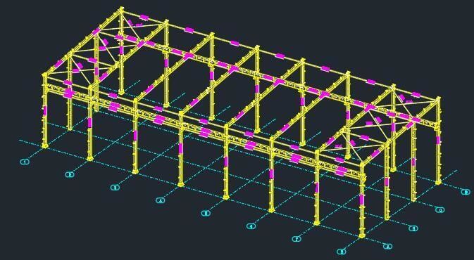 Bâtiment en acier d'entrepôt de structure métallique/d'atelier de bâtiment industriel de stockage d'acier cadre en métal en Bolivie