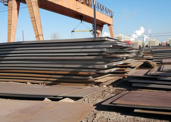 Largeur de la tôle d'acier de l'acier au carbone ASTM de l'utilisation A225 GR D de construction 1800mm