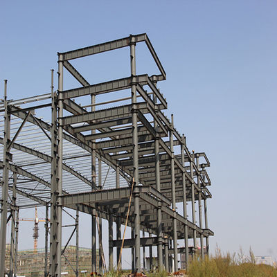Le bâtiment de structure métallique de l'entrepôt 1000sqm de grande envergure a peint
