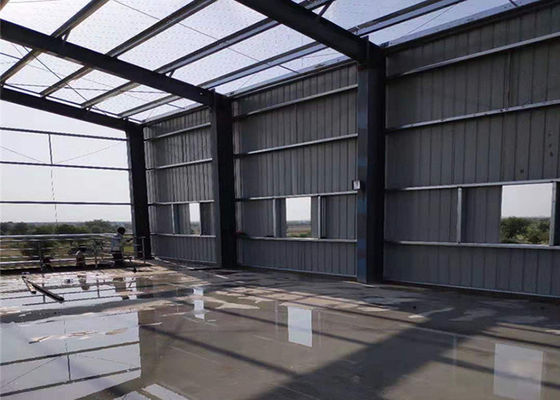 Le cadre portail léger industriel 60m/S a préfabriqué le hangar de bâtiment de structure métallique