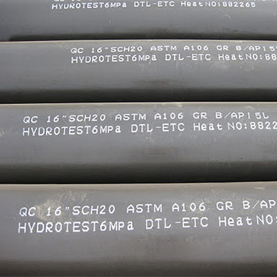Tuyau d'acier sans couture galvanisé 4mm de carbone d'Astm A106