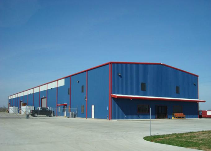 Matériau de construction léger de Peb d'entrepôt de hangar d'avions d'atelier de structure métallique de Chambre en acier préfabriquée bon marché préfabriquée