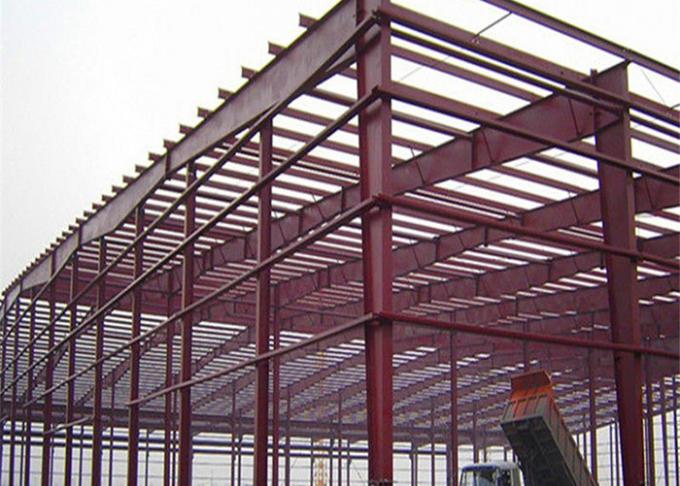 L'entrepôt de haute qualité de cadre de section de H a préfabriqué le bâtiment de structure métallique de grande envergure