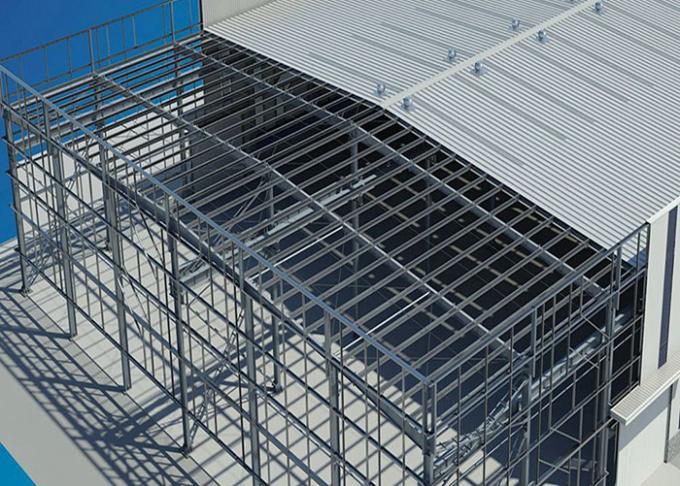 L'usine préfabriquée d'atelier d'entrepôt de structure métallique de cadre en acier emploient le bâtiment de structure métallique